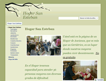 Tablet Screenshot of hogarsanesteban.org